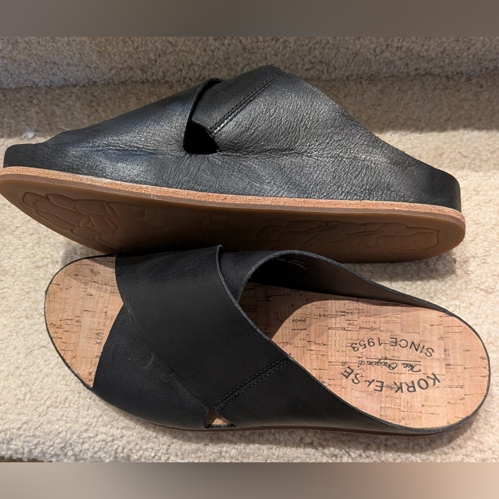 Kork-Ease Tutsi Cross Band Leather Cork Sandals
